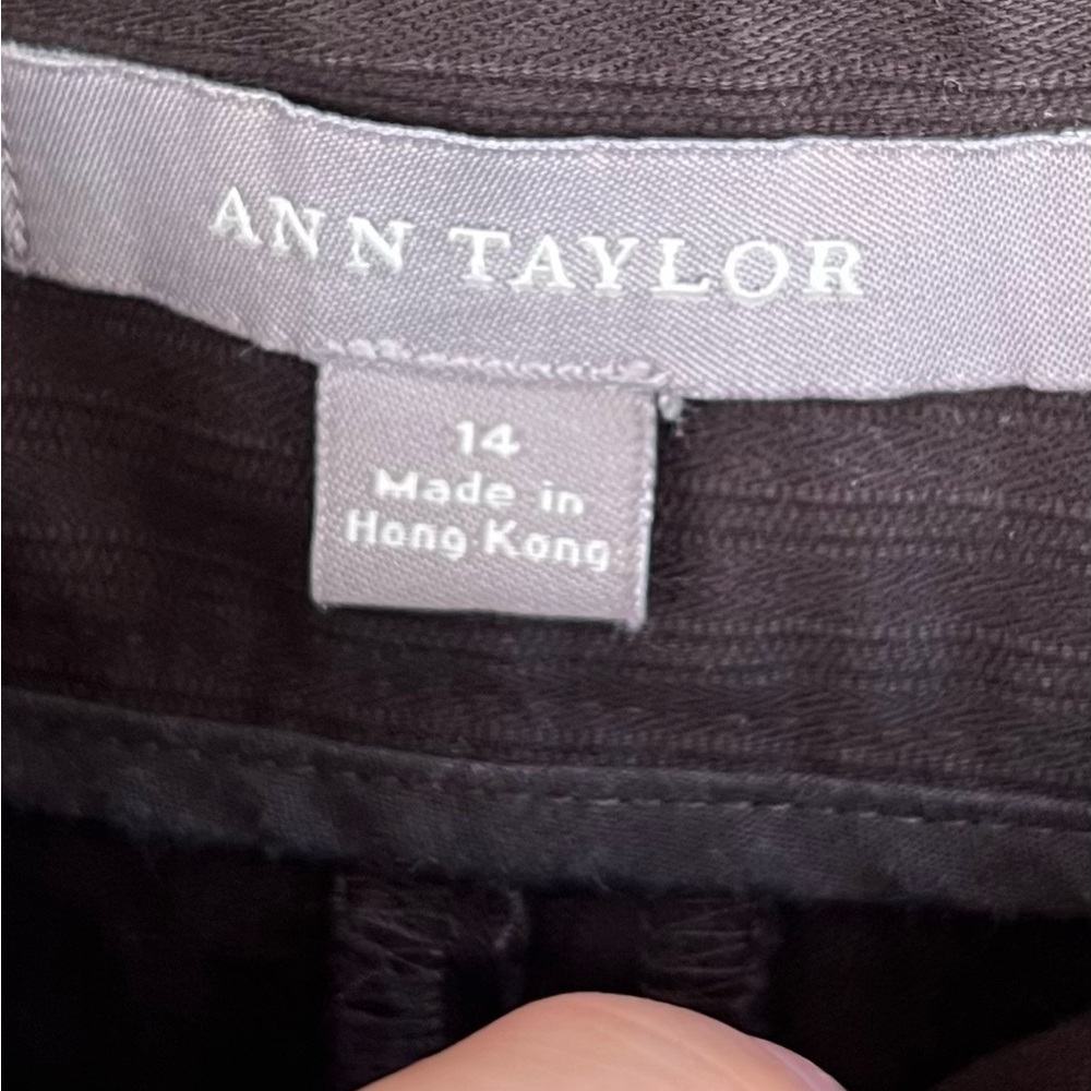 Ann Taylor Black classic Trousers Size 14 - Picture 3 of 6